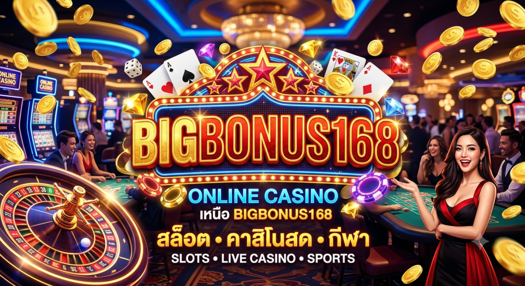 BIGBONUS168: เว็บไซต์ชั้นนําสําหรับผู้เล่นคาสิโนออนไลน์สด!